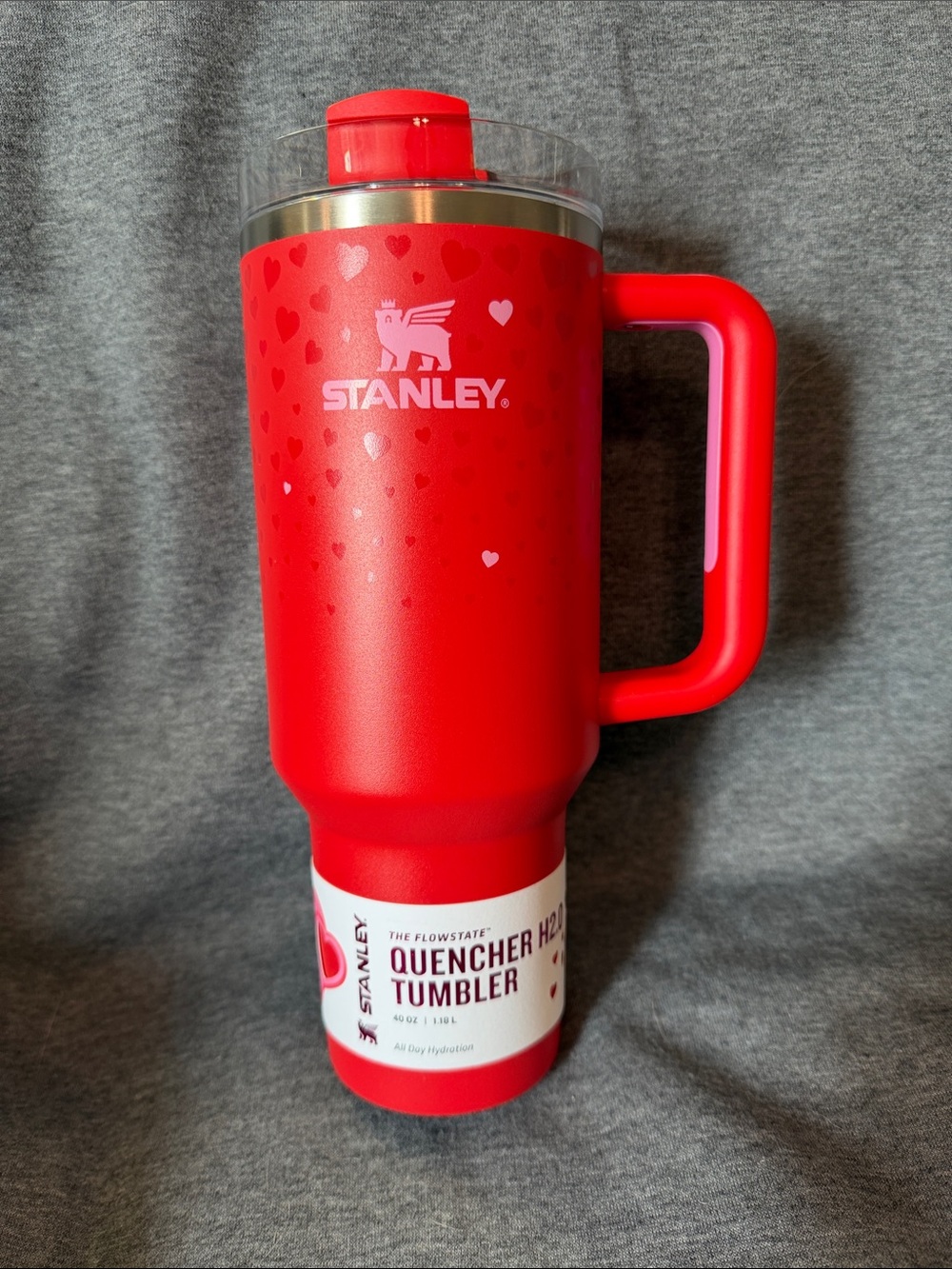 Stanley NWT Stanley Target Exclusive
2025 Valentine's Quencher 40oz
Ruby Hearts